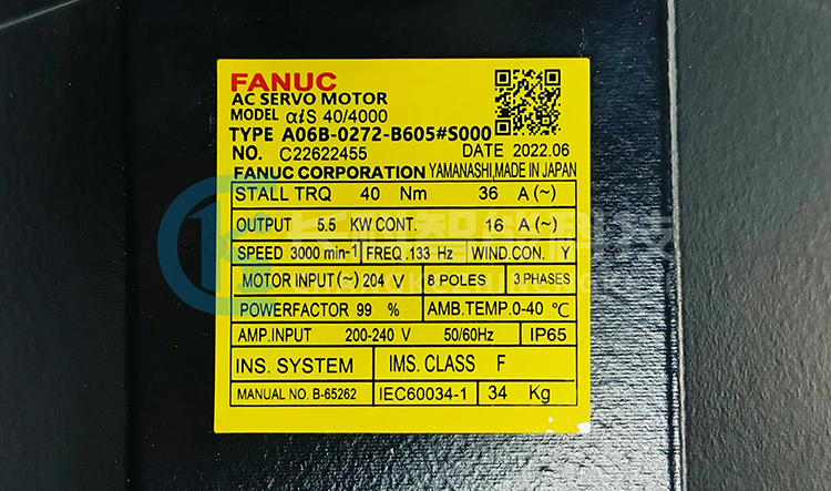 發(fā)那科伺服電機(jī)A06B-0272-B605#S000 發(fā)那科伺服電機(jī)A06B-0272-B605#S000